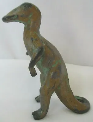 $58.64 • Buy Vintage 1947 Srg Large Size Bronzed Metal Trachodon Dinosaur Figurine - As Is