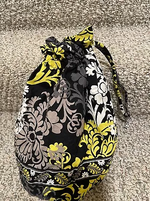 Vera Bradley Ditty Bag In Retired Baroque Pattern- Drawstring Lined In Plastic • $12.60