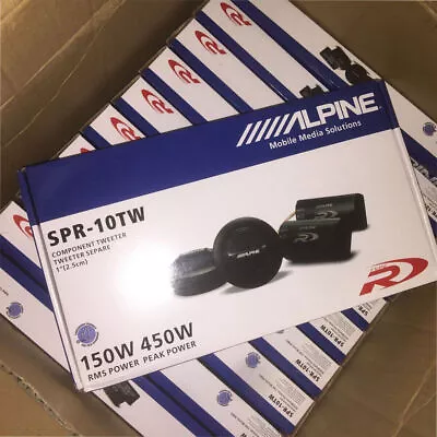 Alpine SPR-10TW 1  Component Tweeter 1inch Car Tweeters Type-R Alpine Tweeter US • $52.99