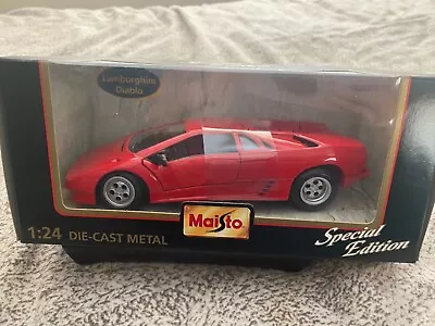 Lamborghini Diablo 1990 1:24 Scale By Maisto Special Edition  Boxed • £17