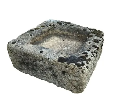 Antique Reclaimed Solid Stone Garden Gulley / Trough / Rainwater Hopper - UKAA • £545