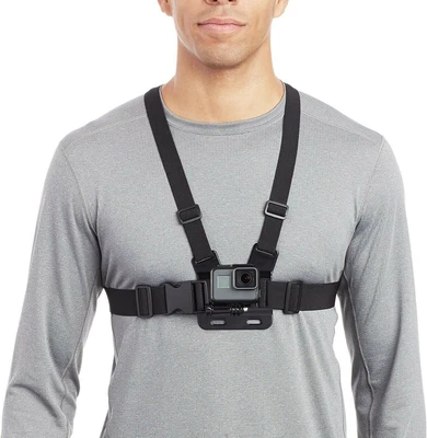 $12.91 • Buy Chest Harness Mount Adjustable Strap Belt With J Hook For Gopro Hero Camera