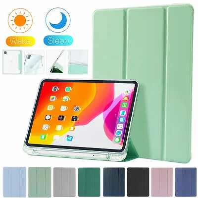 $22.49 • Buy For IPad Pro 12.9 11 10.2'' Air Mini Slim Case Soft Clear Translucent Back Cover