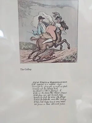 £25 • Buy This Fantastic Erotic Print Called “The Gallop”, Thomas Rowlandson (1756-1827) 