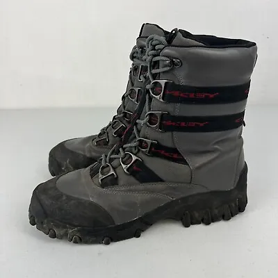 *RARE* Oakley Tactical Casing Boots Mens US Size 10 Cargo Gear Boots Gray Read • $149.96