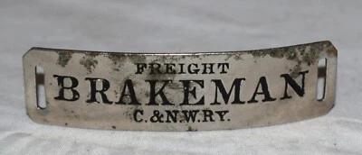 $24.99 • Buy Vintage C&NW Chicago & Northwestern Railroad Brakeman Hat Badge - Railway