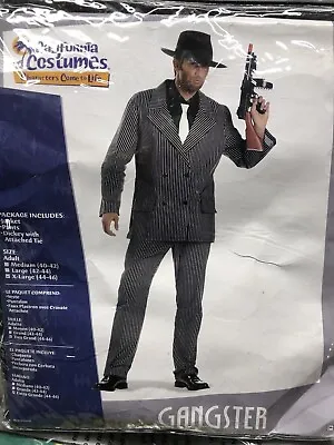 California Costume Men's Gomez Addams / Gangster Halloween Costume Size XLarge • $35