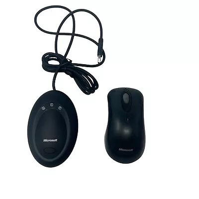 Microsoft Wireless Optical Laser Mouse Model 1025 & Receiver 3.1 1028 Tested • $19.95