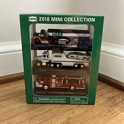 2018 Hess Mini Collection Tanker Truck Truck & Racer Fire Truck 3 Pack • $25