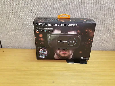 ReTrak Utopia 360 Virtual Reality 3D Headset Complete In The Box! • $20