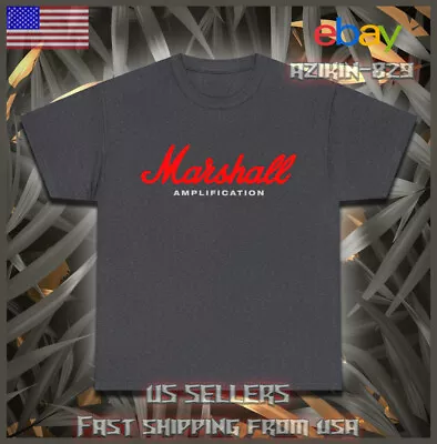 Marshall Amplification Amplifier Logo T-Shirt American T-Shirt • $19.99