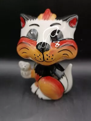 Lorna Bailey Cat With Mouse Hunter The Cat 12cm Tall • £55