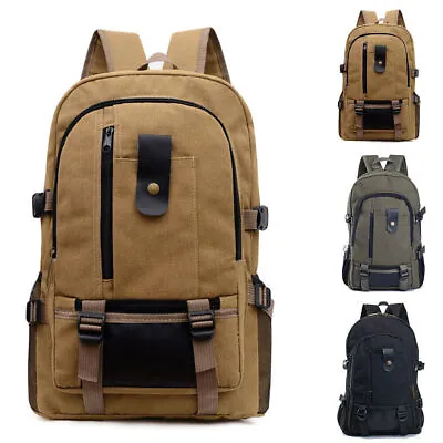 Mens Military Tactical Backpack Rucksack Outdoor Hikking Fishing Shoulder Bags • £10.59
