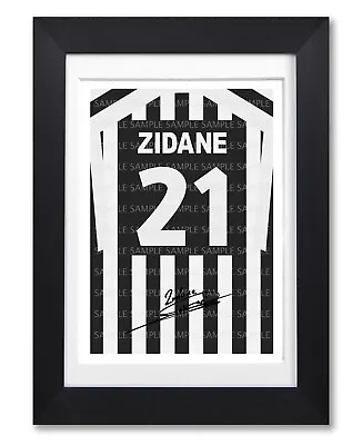 Zinedine Zidane Juventus Signed Poster Print Photo Autograph Shirt Jersey Gift • $9.93