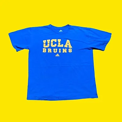 UCLA Bruins Champions Made Here Adidas T Shirt Mens Size L Blue • $12.99