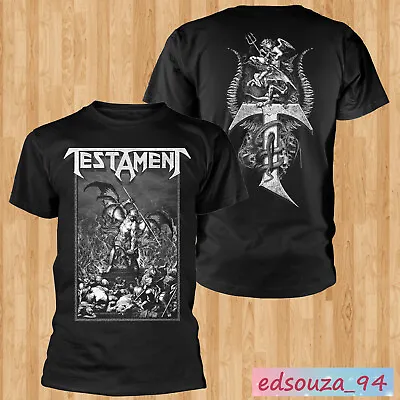 Testament 'Pitchfork Horns' (Black) T-Shirt All Size S To 5XL Metal Band Shirt • $26.95