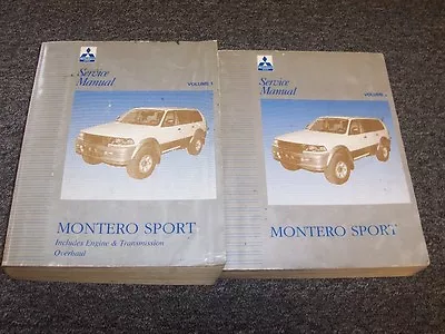 1997 Mitsubishi Montero Sport Shop Service Repair Manual ES LS XLS 2.4L 3.0L V6 • $195.30