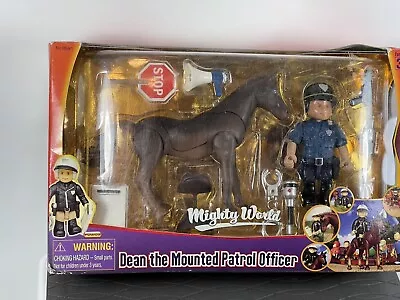 Mighty World Police Horse Dean The Mounted Patrol Officer Emergency • $20.72