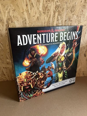 $27.50 • Buy D&D ADVENTURE BEGINS : Board Game Dungeons And Dragons COMPLETE