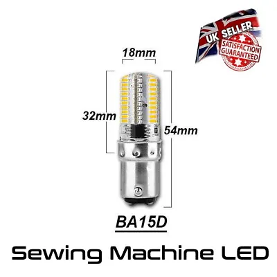 £3.95 • Buy LED Sewing Machine Bulb Small Bayonet Cap SBC Daylight White *UK Seller*
