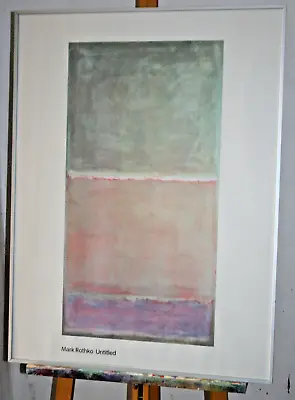 MARK ROTHKO Untitled 1951-2 Tate Modern 2008 Oil-on-Canvas Framed Poster H81x61 • £99.99