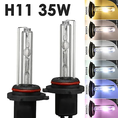 A1 2x XENON H11 HID Bulbs AC 35W Super Bright Headlight Replacement 4K 6K 8K 10K • $14.59