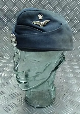 Vintage RAF Cap Officer Side Hat  (Forage) Old Pattern Royal Air Force Uniform • £49.99