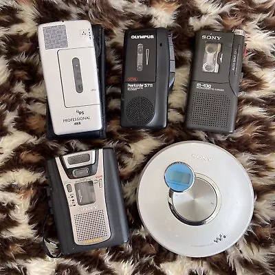 Job Lot Sony Walkman Micro-Cassette Recorder Olympus CD - 99p Start No Reserve • £0.99