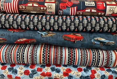 Studio E - American Muscle By Chelsea Designs-- Many Choices-- By The Yard • $11.49