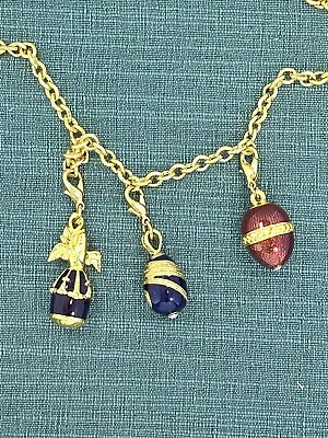 I Am Edgar Berebi  Thé 3 Wishes Charm Necklace Just Found 1998 Vintage Jewelry • $36.50