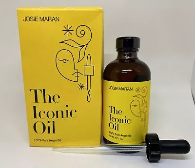 Josie Maran 100% Pure Argan Oil Organic Moisturizing 8 Oz SEALED W/BOX & DROPPER • $129.99