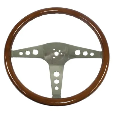 EMPI Steering Wheel 31mm Wood Grip 18 Diameter For Type 2 Bus Dunebuggy & VW • $297.99