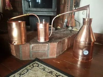 3 Gallo Copper Moonshine Still Condensing Can Thump Keg Complete By Walnutcreek • $375