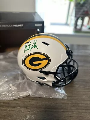 STERLING SHARPE Packers Signed Lunar Eclipse FULL SIZE Helmet Beckett Cert!! • $240