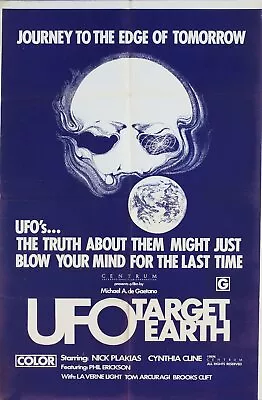 UFO: Target Earth 1974 U.S. One Sheet Poster • $100