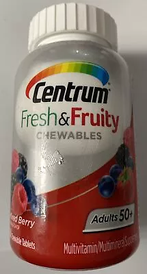 Centrum Mixed Berry Fresh & Fruity Chewable 50+ Multivitamin-READ COLLECTIBLE • $75