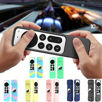$11.89 • Buy For Apple TV 4 Remote Controller Silicone Soft Anti Slip Protective Case Cover