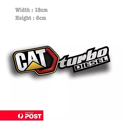 Caterpillar Turbo Diesel  Vinyl  Sticker  • $6.85