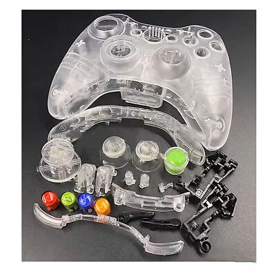 For Xbox 360 Wired/Wireless Controller Full Shell Cover Buttons Kit Accessories • $12.16