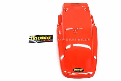 Rear Fender 84-02 XR200R 84-85 XR250R Maier Honda Flash Red (See Notes) #P44 • $49.95