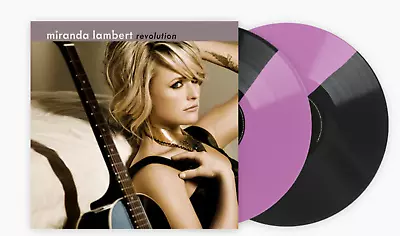 Miranda Lambert Revolution VMP 2LP Black & Mauve Split Vinyl - Sealed Mint • $47.99