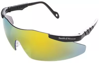 Smith & Wesson Magnum Safety Glasses With Gold Mirror Lens ANSI Z87 • $15.29