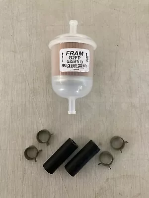 Fram G2(FP) 5/16  Plastic Inline Gas/Fuel Filter Fits G12 GF61 33002 GF61PL 3002 • $7.99