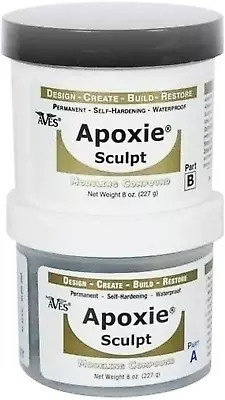 Apoxie Sculpt - 2 Part Modeling Compound (A & B) - 1 Pound Natural • $50.99