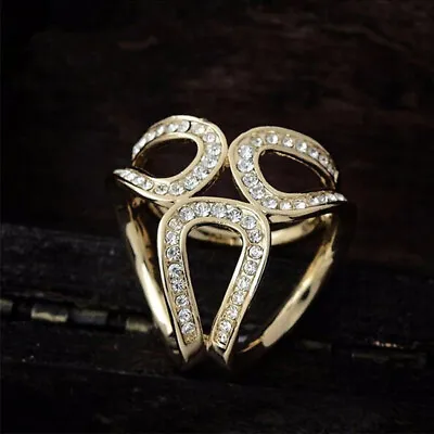£2.87 • Buy Women Scarf Buckle Ring Clips Holder Crystal Silk Scarves Jewellery Brooch