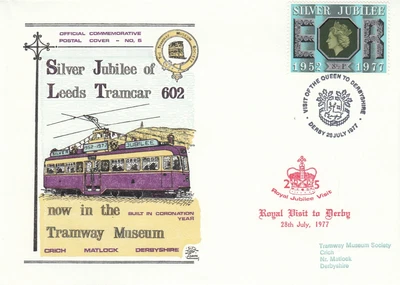 £2.95 • Buy Visit Of The Queen To Derby - Silver Jubilee Of Leeds. Red Added Cachet Royal Ju