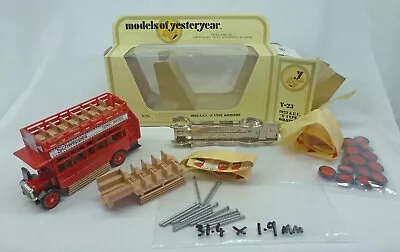 Matchbox Models Of Yesteryear Y-23 Omnibus With UNUSED ORIGINAL PARTS • £2.99