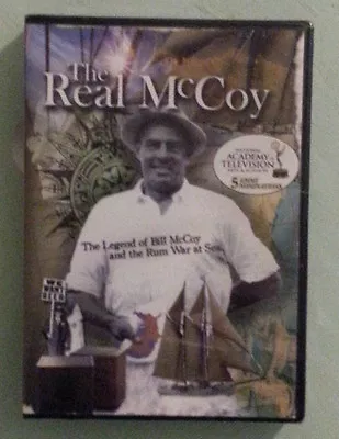 THE REAL MCCOY Legend Of Bill Mccoy Rum War At Sea DVD NEW Large Shrinkwrap Tear • $19.34