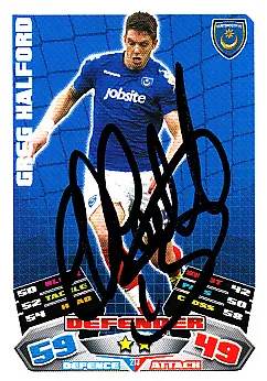 £2.99 • Buy Portsmouth F.C Greg Halford Hand Signed 11/12 Championship Match Attax.