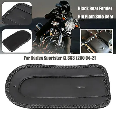 Black Rear Fender Bib Solo Seat Fit For Harley Sportster 1200 Nightster XL1200N • $23.98